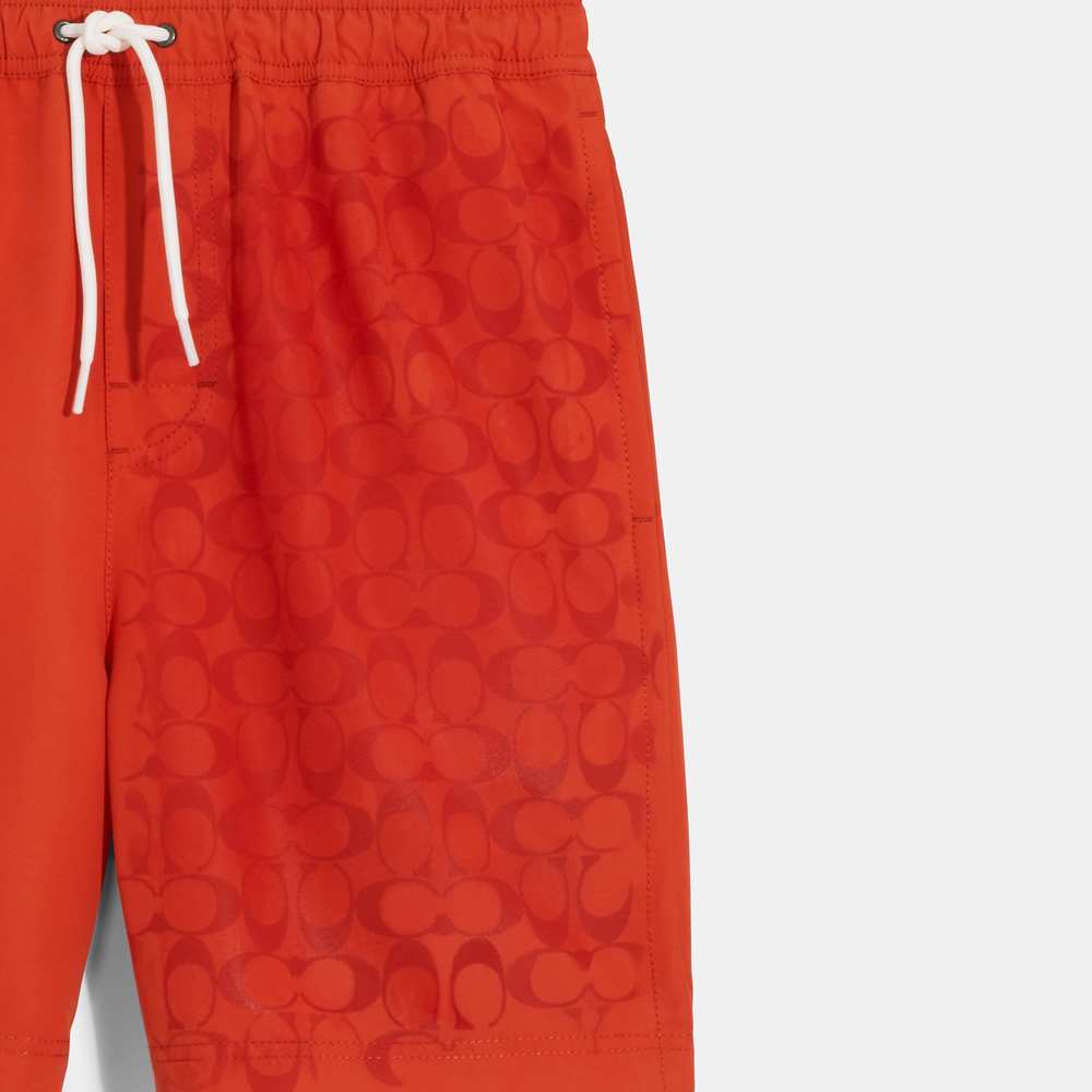 NWT Coach Outlet Magic Print Signature Swim Trunks - Picture 2 of 6